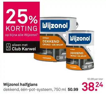 Karwei Wijzonol halfglans aanbieding