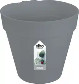 Intratuin Elho muur bloempot Loft Urban antraciet D 15 H 13,5 cm aanbieding