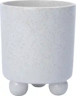 Intratuin Intratuin bloempot op voet Jesse wit D 16 H 14 cm aanbieding