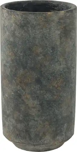 Intratuin TS bloempot Saar grijs D 14 H 27 cm aanbieding