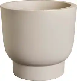 Intratuin Elho bloempot op voet Amber Grail beige D 38 H 36 cm aanbieding