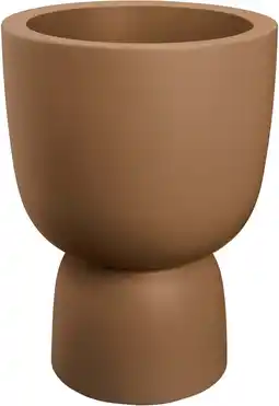 Intratuin Elho bloempot Amber Coupe bruin 35 D 49 H cm aanbieding