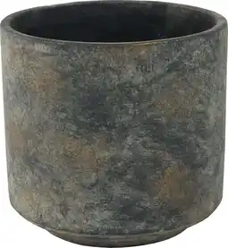Intratuin TS bloempot Saar grijs D 26 H 25 cm aanbieding