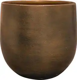 Intratuin TS bloempot Esra brons D 26 H 26 cm aanbieding
