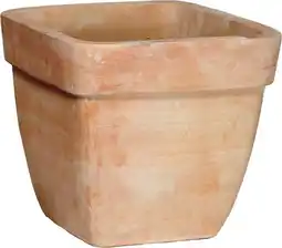 Intratuin Mega Colections bloempot Whitewash terracotta D 23 H 20 cm aanbieding
