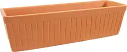 Intratuin Mega Collections balkonbak Floreira terracotta 50 x 18 x 17 cm aanbieding