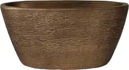 Intratuin HS bloempot Osaka goud 29 x 15 x 14 cm aanbieding