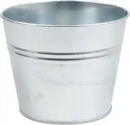 Intratuin Zinc Collection bloempot Chris zink 23 x 23 x 18 cm aanbieding