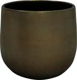 Intratuin TS bloempot Esra groen D 15 H 13 cm aanbieding