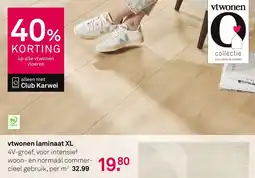Karwei Vtwonen laminaat XL aanbieding