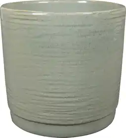 Intratuin TS bloempot op voet Siska groen D 26 H 25 cm aanbieding