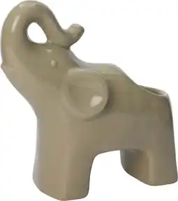 Intratuin Intratuin bloempot Olifant grijs 13 x 6 x 13,5 cm aanbieding