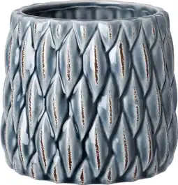 Intratuin Intratuin bloempot Elle blauw D 16,7 H 14,5 cm aanbieding