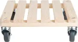 Intratuin Esschert Design plantentrolley Esschert's Garden naturel 38 x 38 x 13,8 cm aanbieding