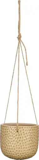 Intratuin Mica Decorations hangpot James beige D 14 H 12,5 cm aanbieding