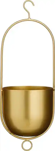 Intratuin Mica Decorations hangpot Bob goud 15 x 14 x 42 cm aanbieding