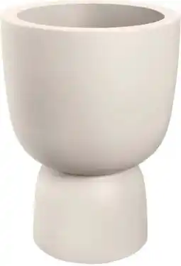 Intratuin Elho bloempot Amber Coupe wit D 41 H 58 cm aanbieding