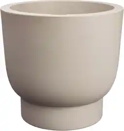 Intratuin Elho bloempot op voet Amber Grail beige D 30 H 28 cm aanbieding