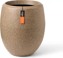 Intratuin Capi Europe bloempot Granite taupe D 43 H 50 cm aanbieding