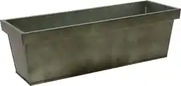 Intratuin Mega Collections plantenbak Henri groen 50 x 17 x 16 cm aanbieding