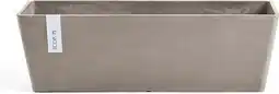 Intratuin Ecopots plantenbak Bruges taupe 45 x 17 x 17 cm aanbieding