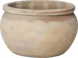 Intratuin Intratuin bloempot Didi beige D 50 H 29 cm aanbieding