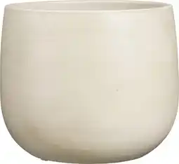 Intratuin Mica Decorations bloempot Sevilla crème D 33 H 28 cm aanbieding