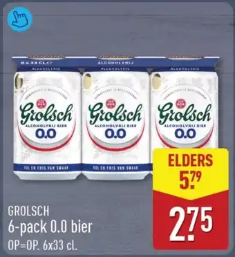 ALDI GROLSCH 0.0 bier aanbieding