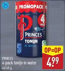 ALDI PRINCES tonijn in water aanbieding