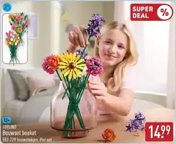 ALDI Bouwset boeket TOYLINO aanbieding