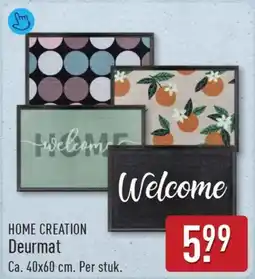 ALDI HOME CREATION Deurmat aanbieding