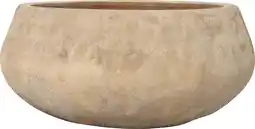 Intratuin Intratuin bloempot Lisa beige D 22 H 12 cm aanbieding