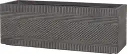 Intratuin Intratuin plantenbak Jakob grijs 65,5 x 21 x 23 cm aanbieding