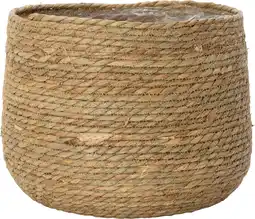 Intratuin Intratuin plantenmand Topaz naturel D 37 H 29 cm aanbieding