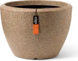 Intratuin Capi Europe bloempot Granite taupe D 60 H 48 cm aanbieding