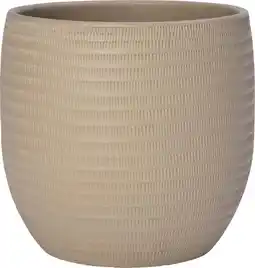 Intratuin Intratuin bloempot Xanna zand D 27 H 25 cm aanbieding