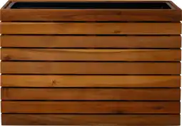 Intratuin Intratuin plantenbak Acacia naturel 62 x 22 x 41 cm aanbieding
