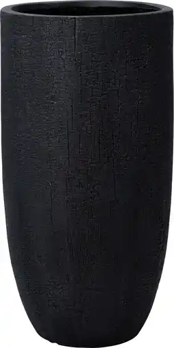 Intratuin Intratuin bloempot Tom zwart D 35,5 H 69,5 cm aanbieding