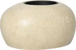 Intratuin Intratuin bloempot Linda beige D 26 H 24 cm aanbieding