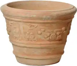 Intratuin Mega Collections pot Coni m guirlande D 26 cm terracotta aanbieding