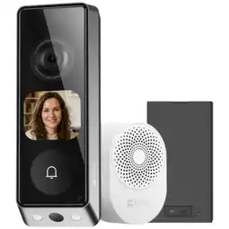 MediaMarkt Ezviz Ep8 Dual Camera – Ai Slimme Deurbel Zwart aanbieding