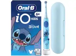 MediaMarkt Oral-b Tandenborstel Io Junior 6+ Stitch Elektrische Tandenborstel Blauw aanbieding