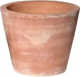 Intratuin Mega Collections pot Terra Cone whitewash D 32 H 27 cm aanbieding