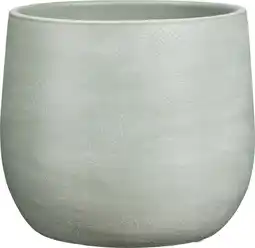 Intratuin Mica Decorations bloempot Sevilla grijs D 27 H 24 cm aanbieding