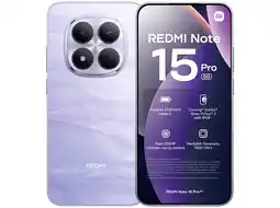 MediaMarkt Xiaomi Redmi Note 15 Pro 5g 8gb/256gb Prp - 256 Gb Paars aanbieding