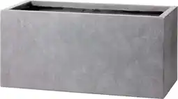 Intratuin Intratuin bak rechthoek 79 x 37 x 37 cm lichtgrijs aanbieding