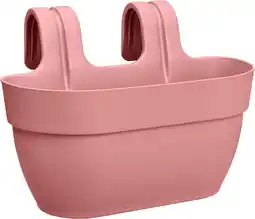 Intratuin Elho balkonbak Vibia Campana Easy Hanger roze 36,0 x 24,1 x 26,5 cm aanbieding
