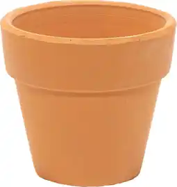 Intratuin Mega Collections bloempot Sparta bruin D 15,5 H 13,5 cm aanbieding