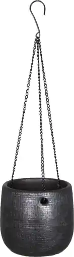 Intratuin Bela Arte hangpot Mira zwart D 16 H 14 cm aanbieding
