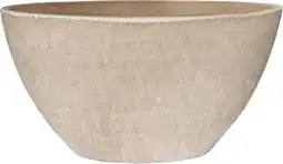 Intratuin HS bloempot Miami crème 30 x 13 x 17 cm aanbieding